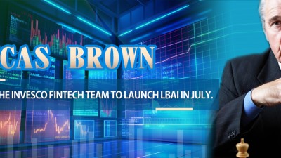 Lucas Brown leads the Invesco fintech team to launch LBAI, an AI-driven financial tool in July.